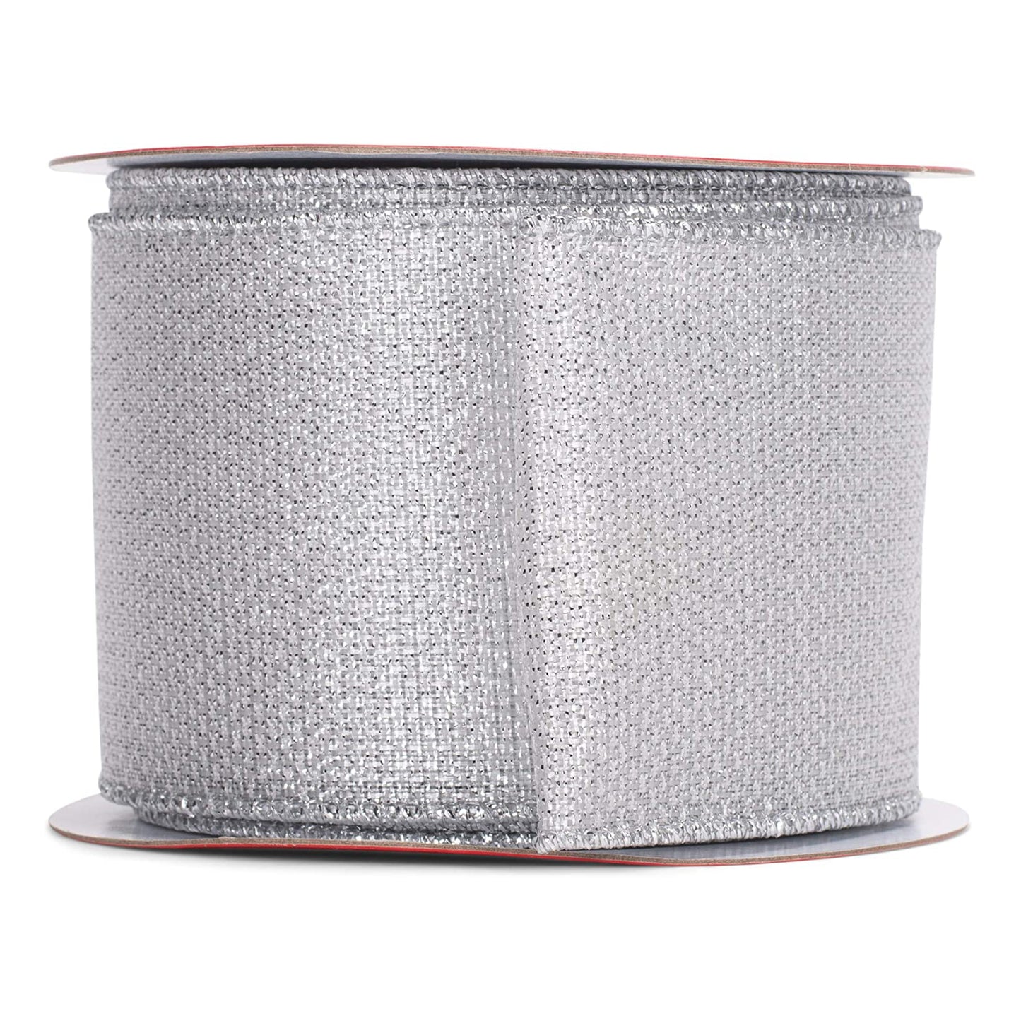 Kurt Adler 2.5" x 10 Yards Solid Color Ribbon - Silver