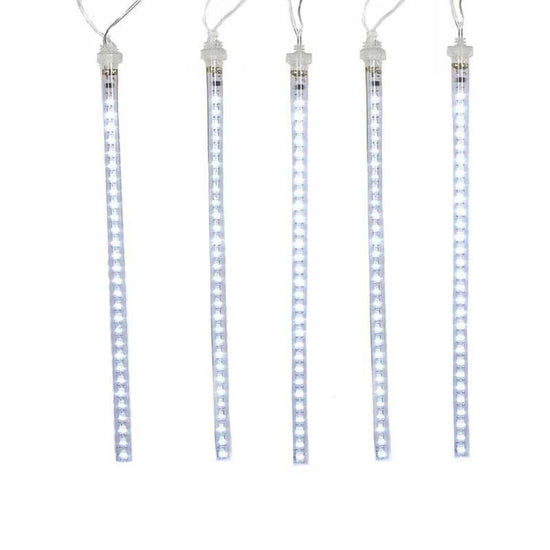 Kurt S. Adler 12.5' 60-LED Meteor Shower Snowfall White Light Set (Pack of 5) - Curacao