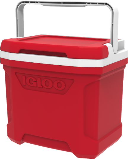 Igloo Profile II 16 quarts Cooler - Red - Curacao