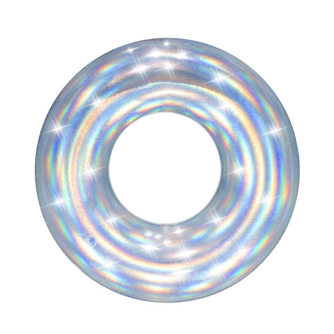 Bestway H2OGO! 42" Inflatable Swim Tube - Iridescent Silver - Curacao