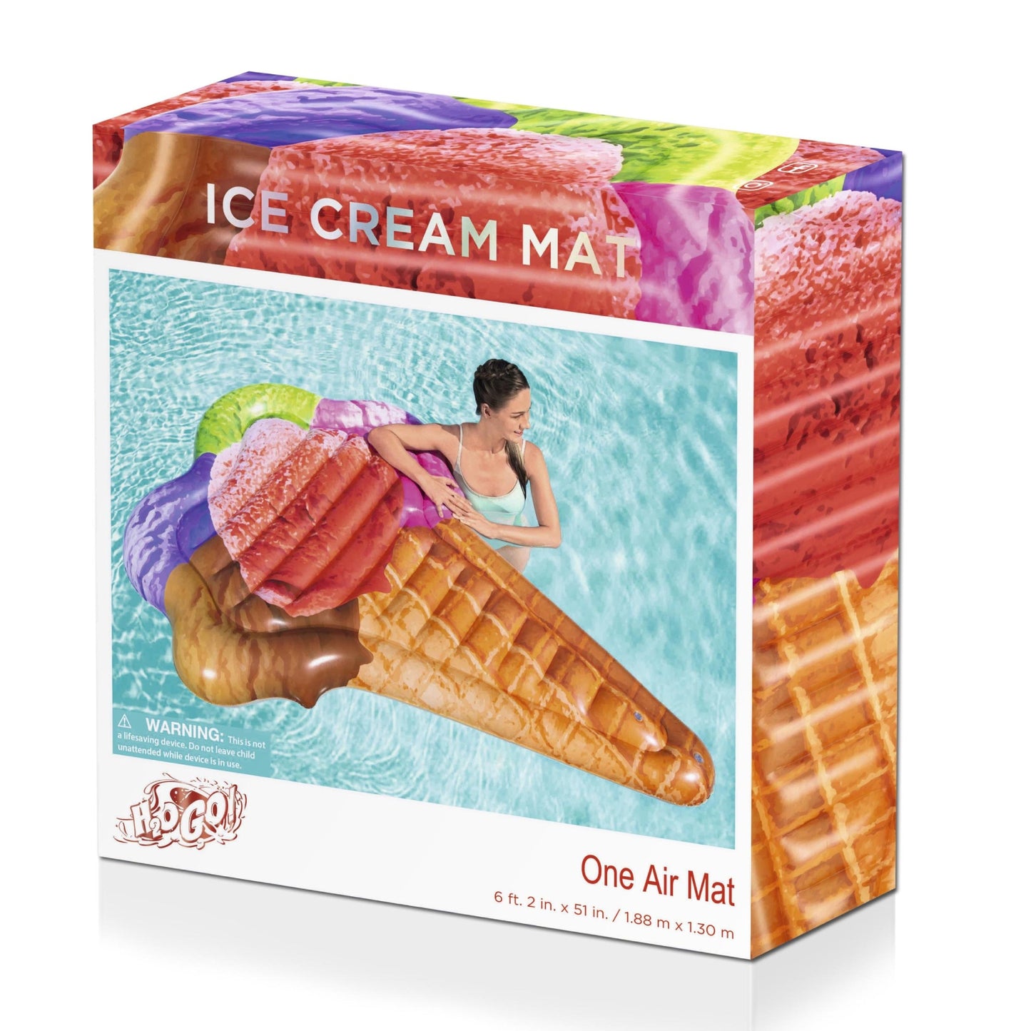 Bestway H2OGO! Ice Cream Mat Pool Float - Curacao