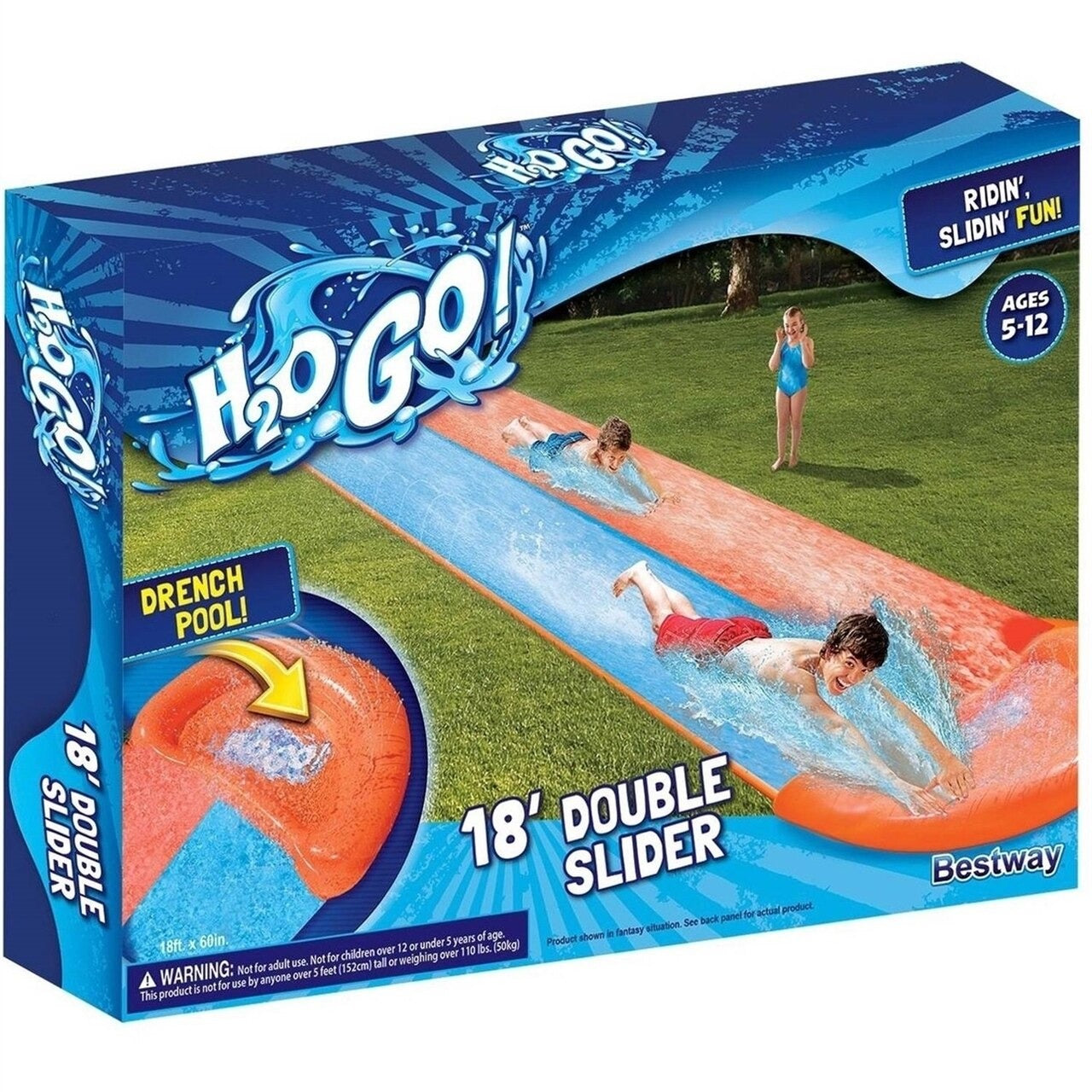 Bestway H2OGO! Double Water Slide - Curacao