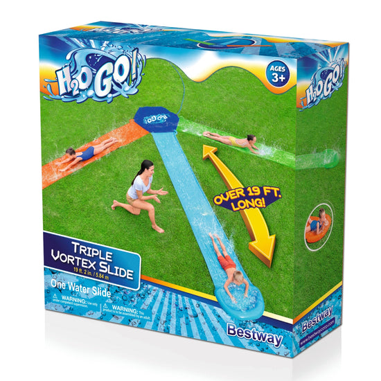 Bestway H2OGO! 19' Triple Vortex Slide - Curacao