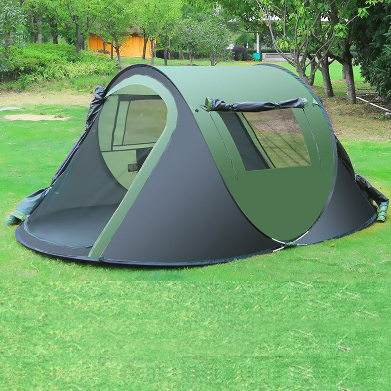The Outdoor Institute 3-4 Person Instant Outdoor Tent - Green - Curacao