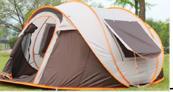 The Outdoor Institute 5-8 Person Instant Outdoor Tent - Brown - Curacao