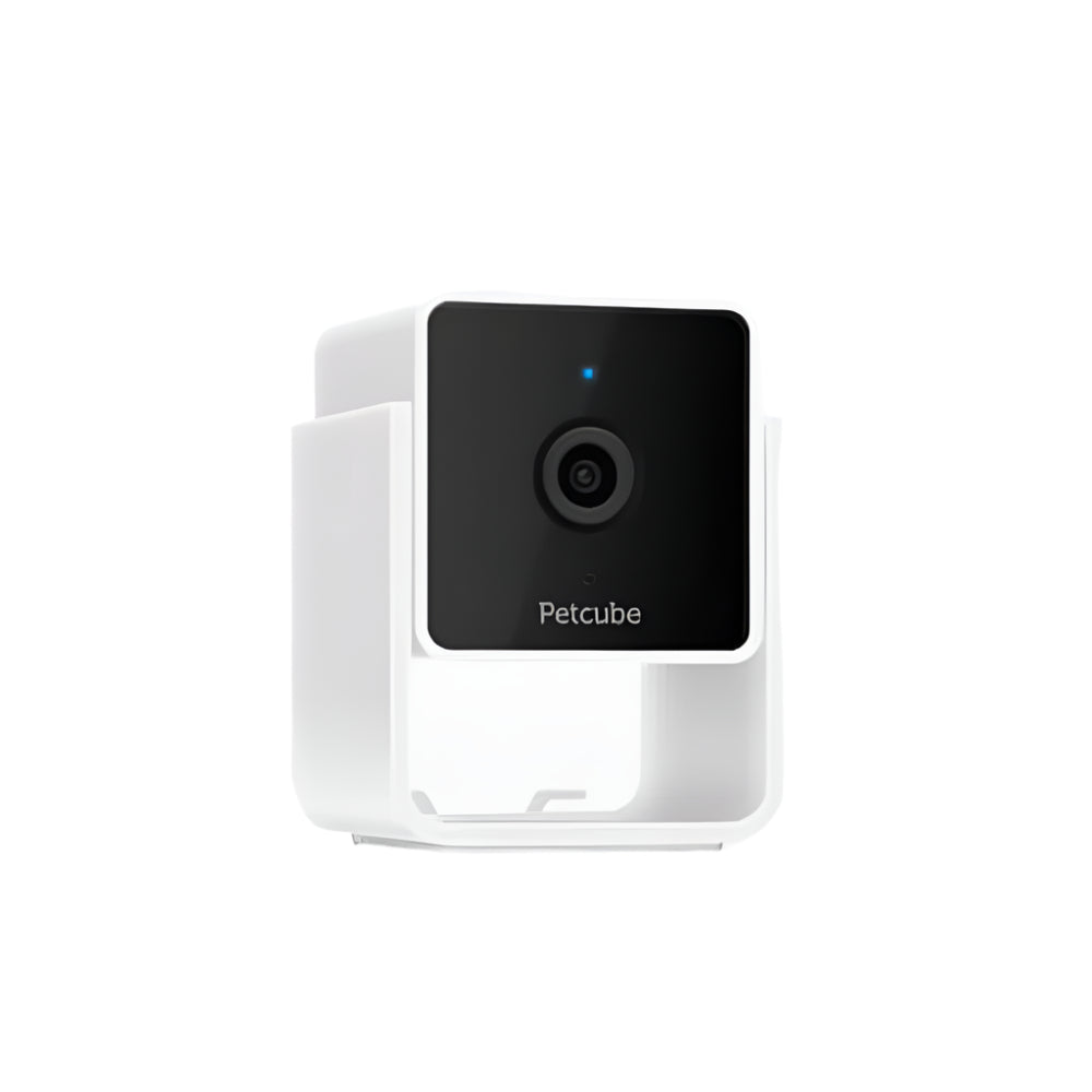 Petcube CAM Smart HD Pet Camera with a 24/7 Online Vet - White/Black