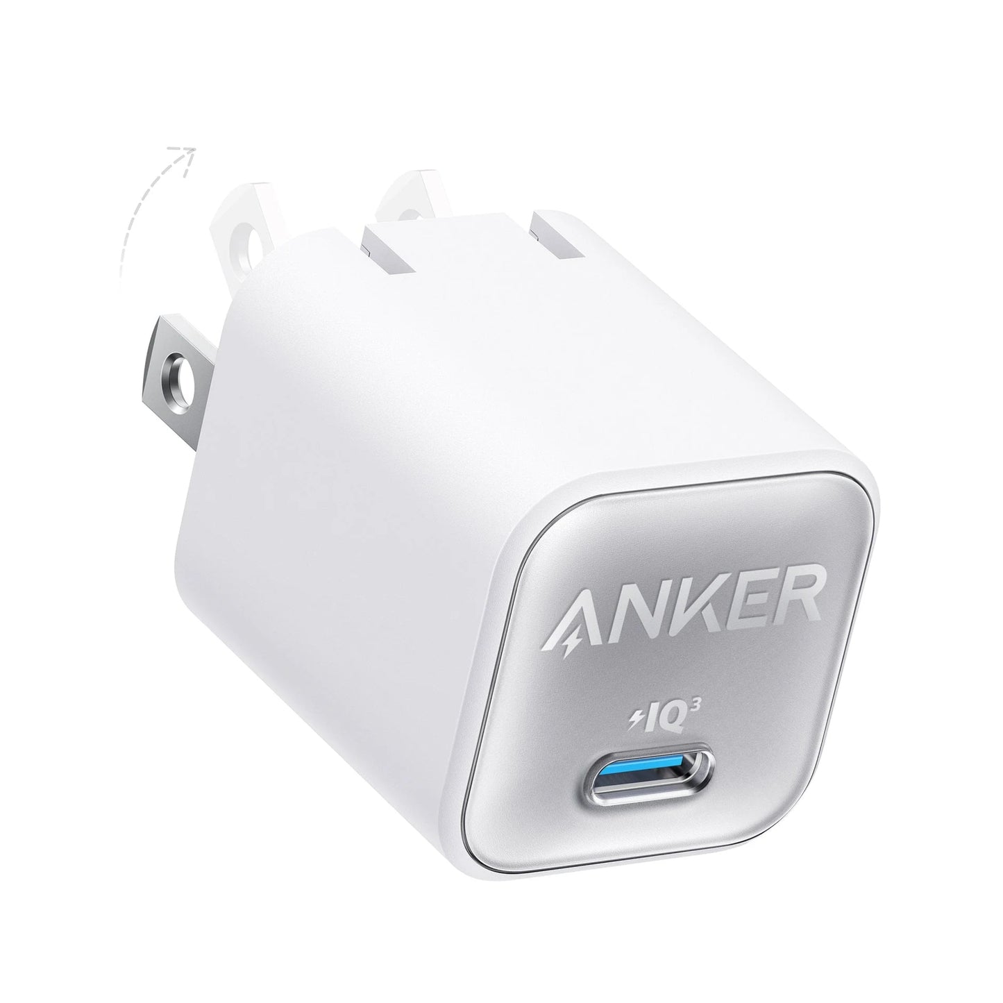 Anker 511 Nano III GaN 30W USB-C Wall Charger - White