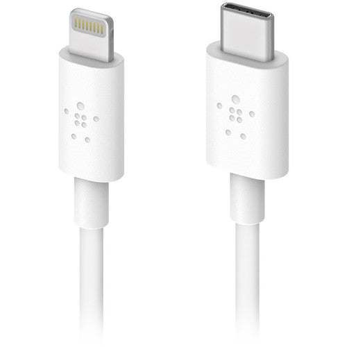 Belkin Boost Charge USB-C Cable With Lightning Connector - White - Curacao