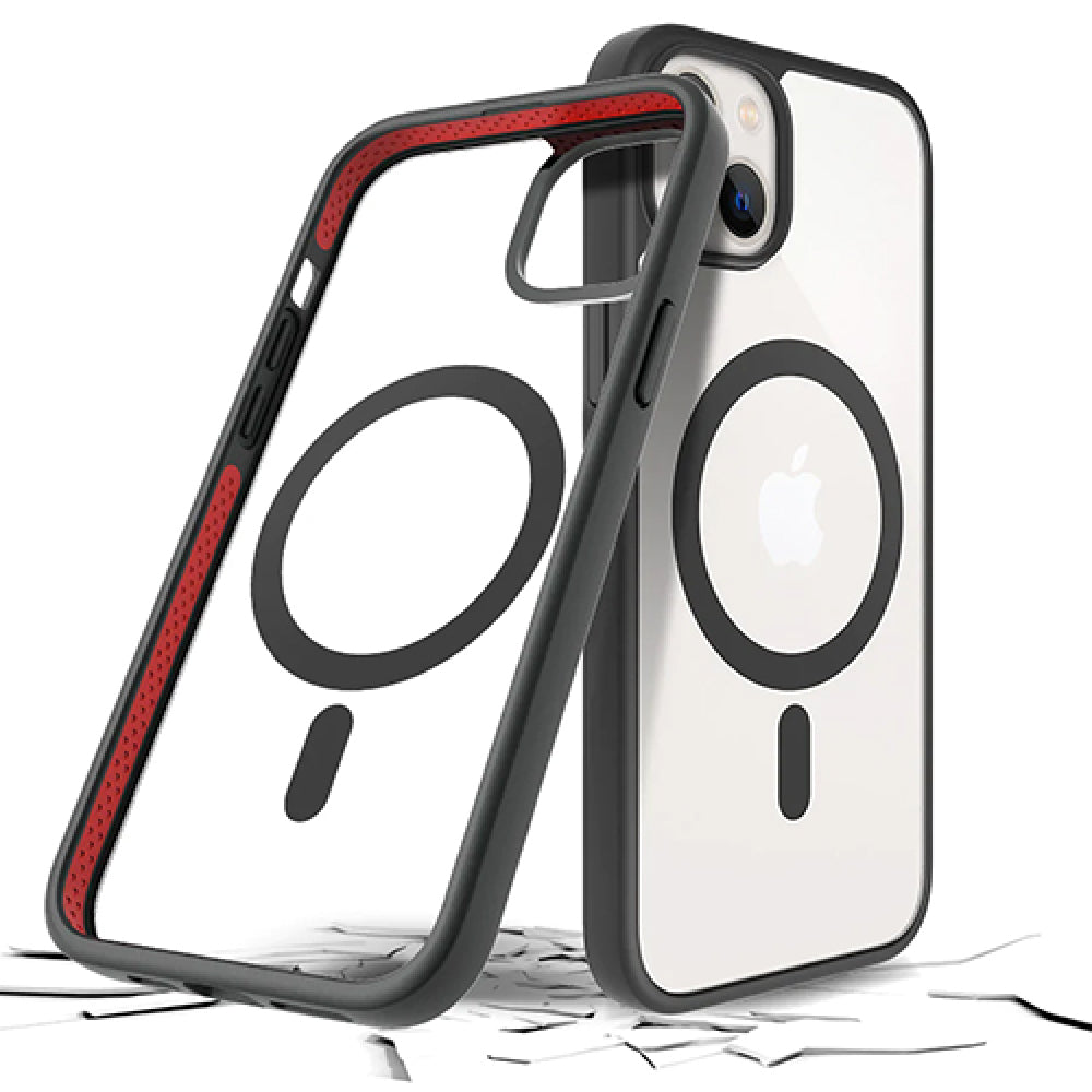 Prodigee Magneteek Case with MagSafe for iPhone 14 Plus - Black/Clear