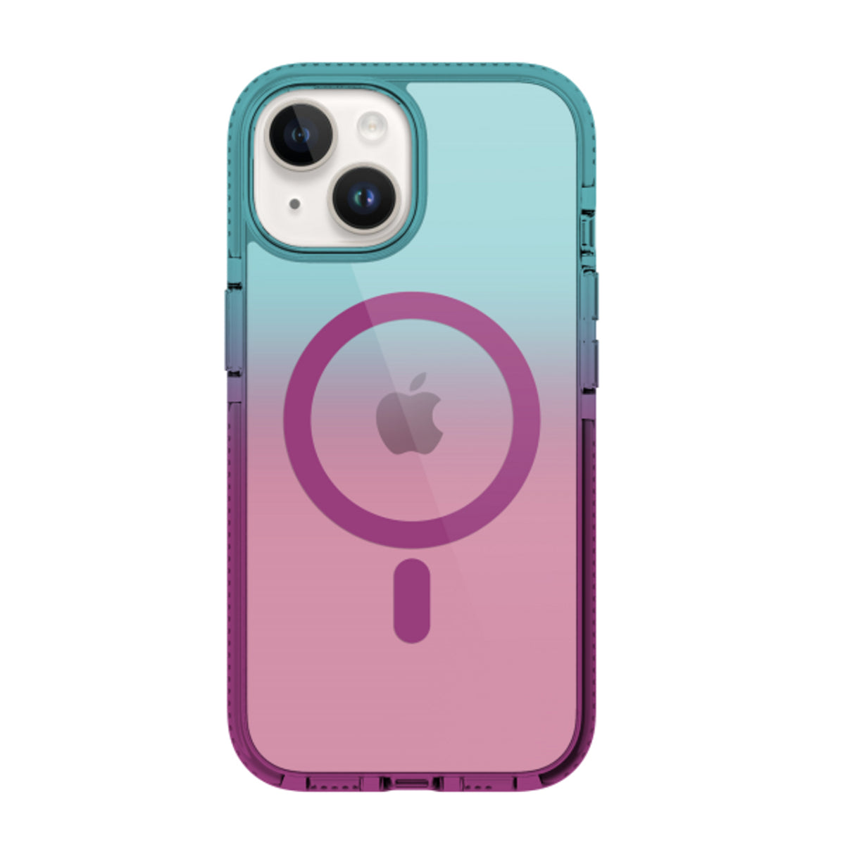 Prodigee Safetee Flow + MagSafe Case for Apple iPhone 15 - Pink/Blue