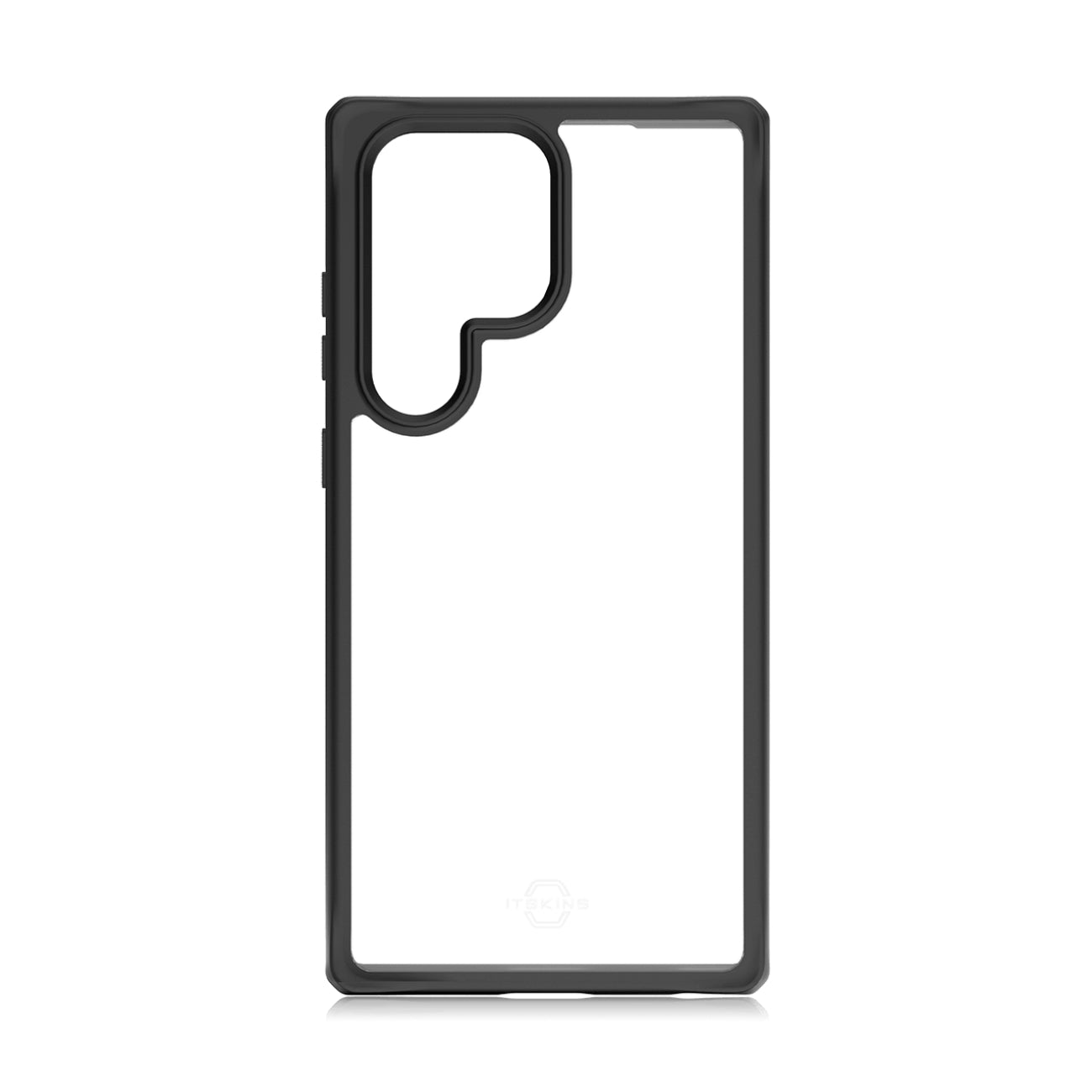 ITSkins Hybrid Solid Case for Samsung Galaxy S23 Ultra - Black/Clear