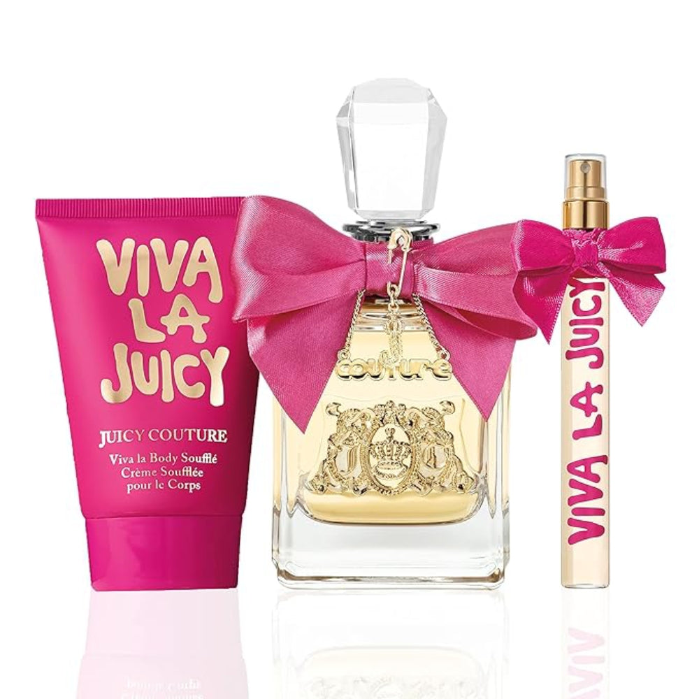 Juicy Couture Viva La Juicy Women's 3-Piece Eau de Parfum Gift Set for Valentine's Day