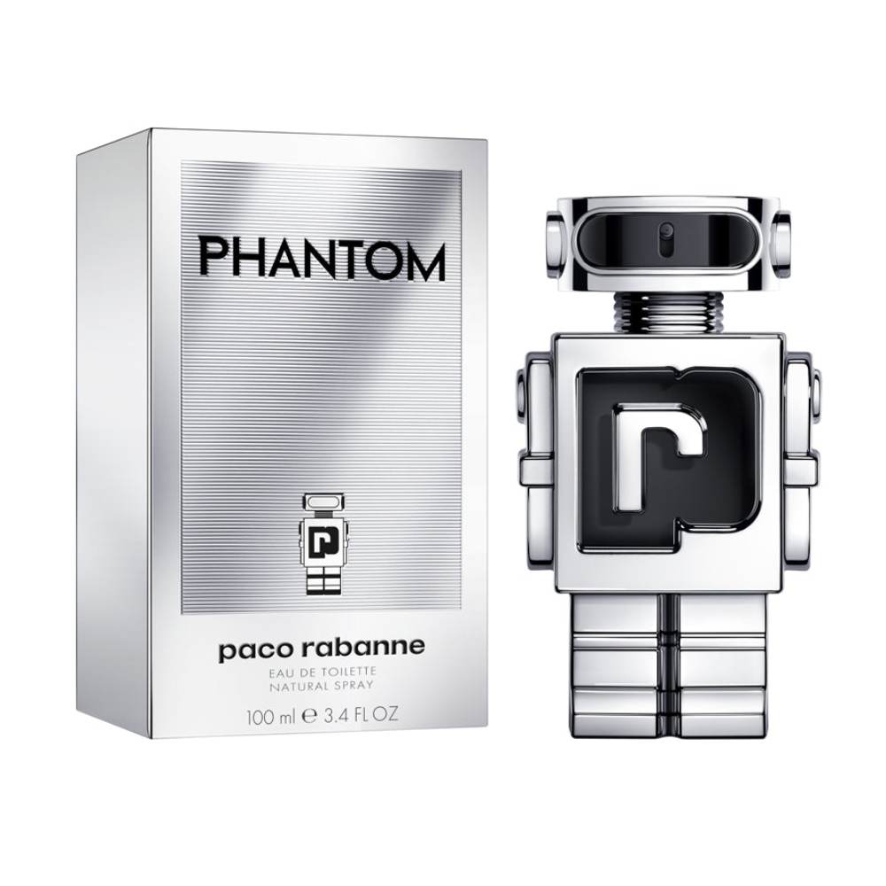 Paco Rabanne Phantom Eau de Toilette en spray para hombre de 3,4 oz