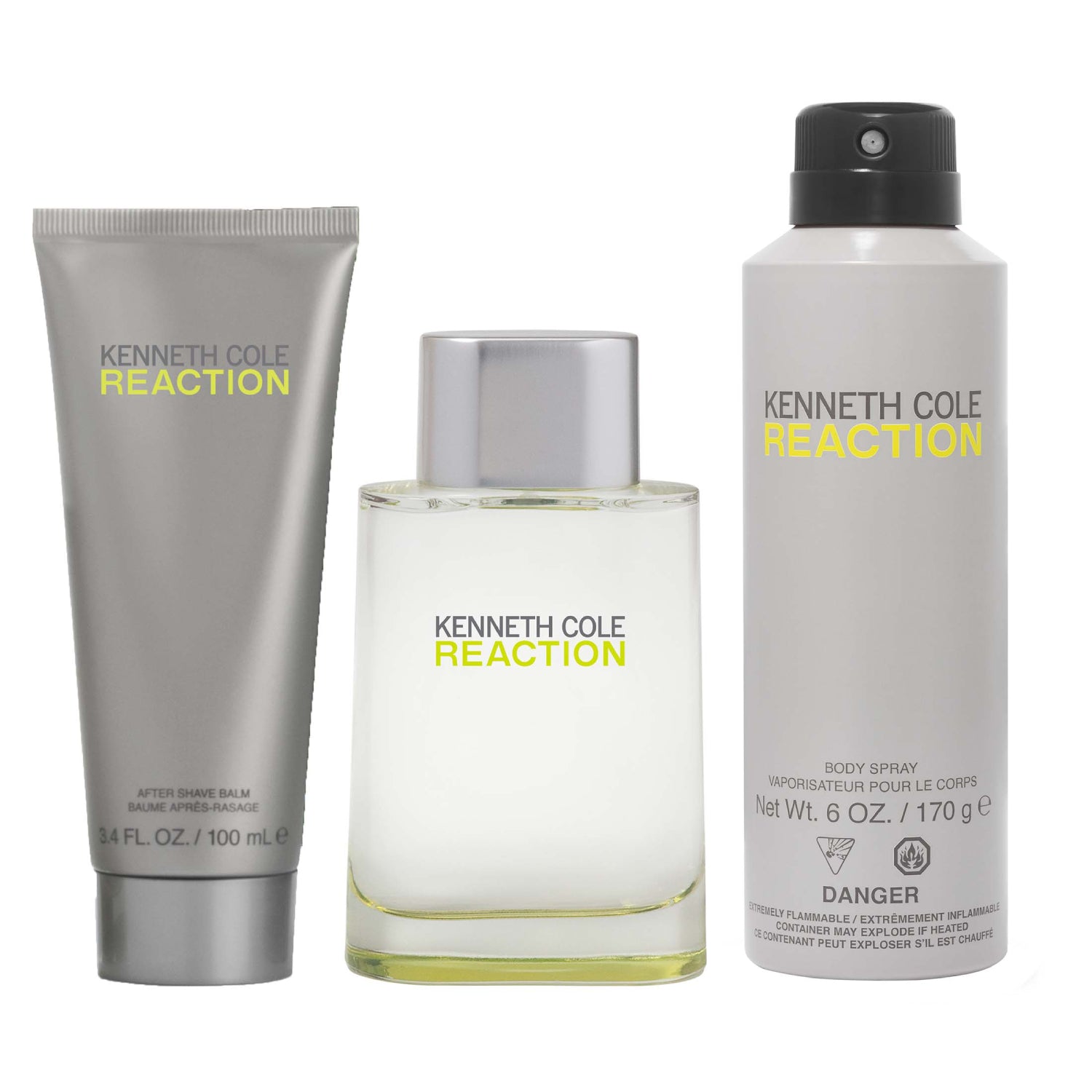 Kenneth Cole Reaction Cologne Men's 3-Piece Gift Set– Curacao