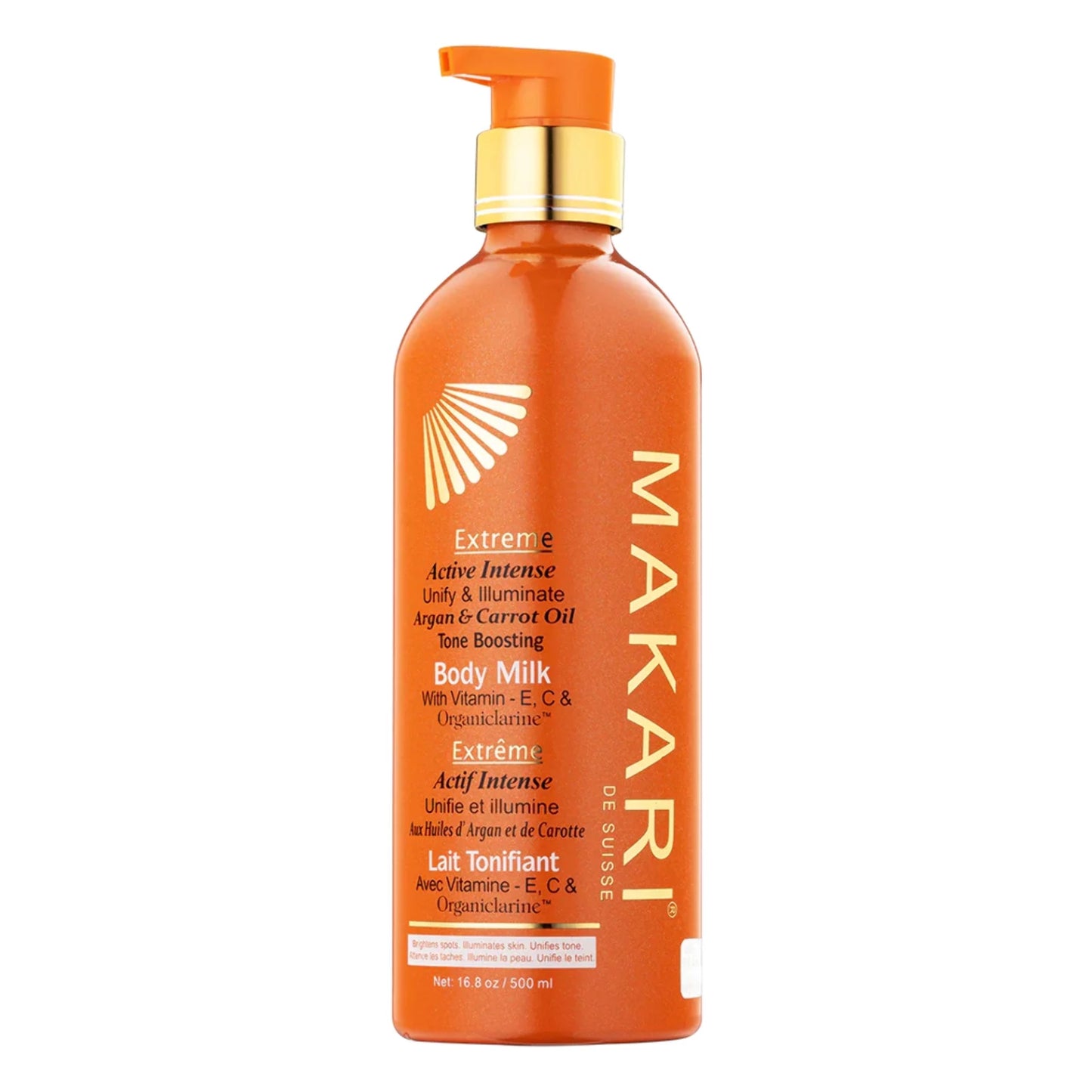 Makari Extreme Argan and Carrot Tone Boosting 16.8 oz Body Lotion