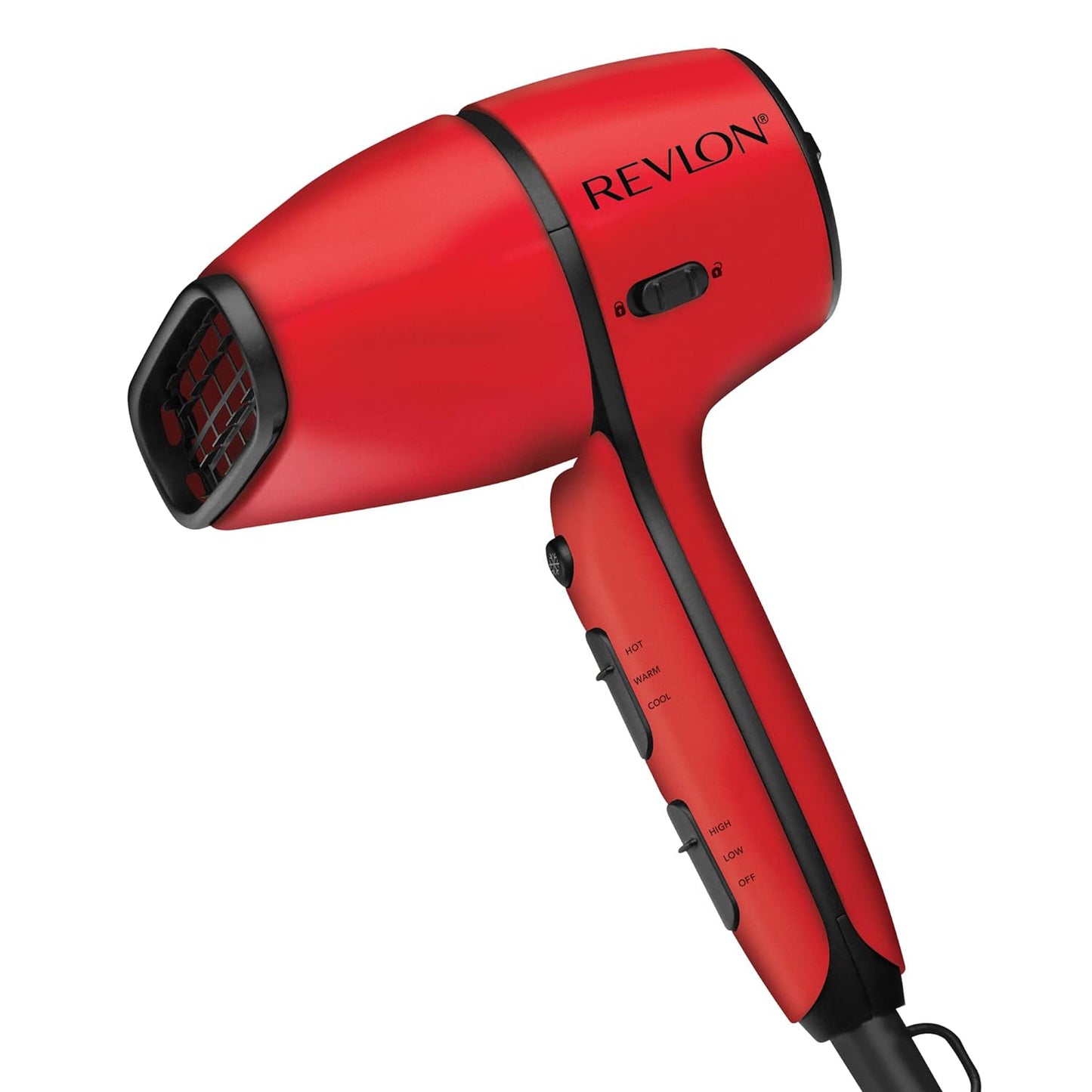 Secadora con control de flujo de aire Revlon, color rojo y negro