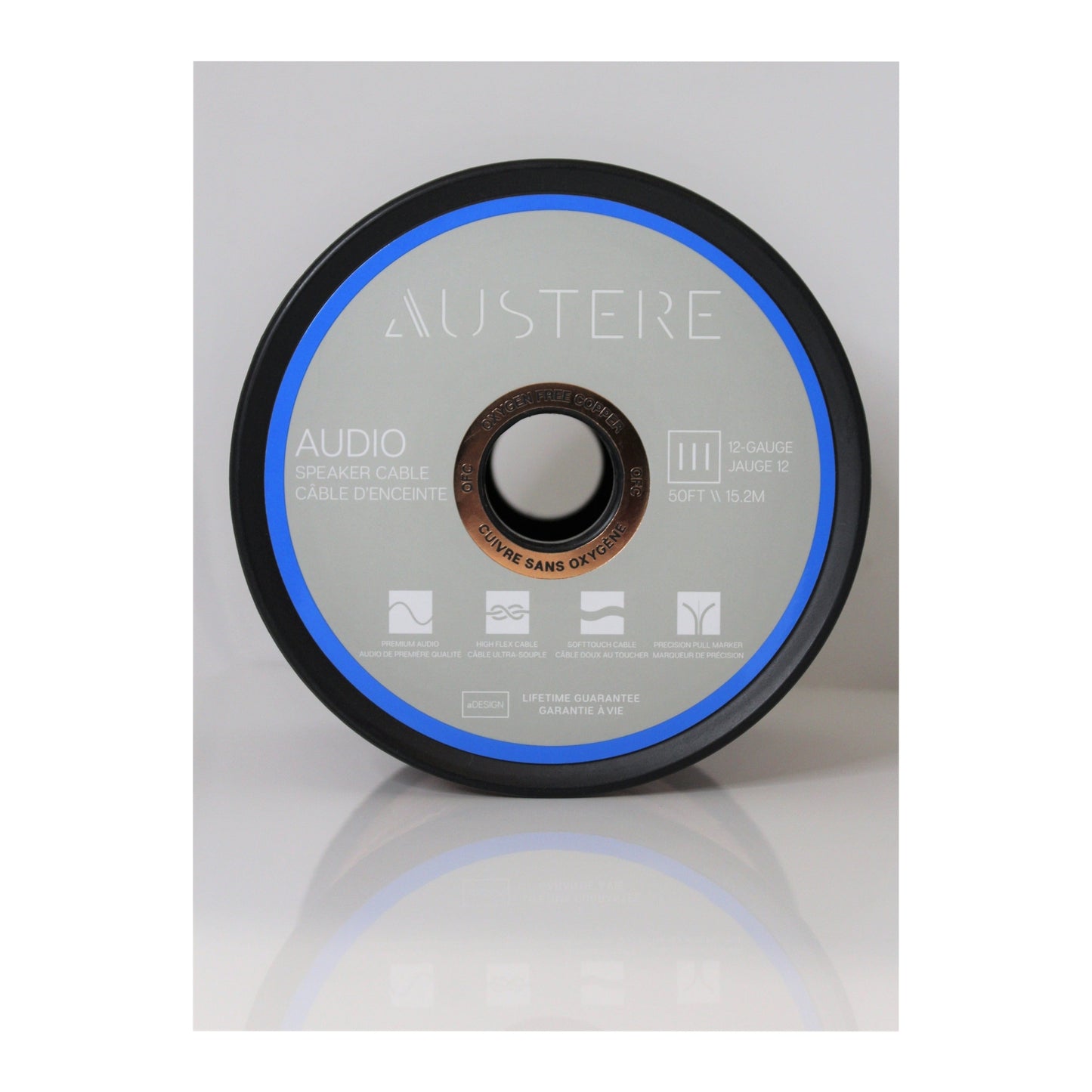 Austere 3-Series 50 ft 12-Gauge Speaker Cable