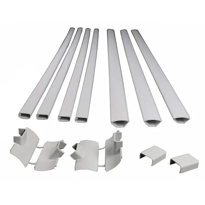 Legrand Wiremold CornerMate Cord Cover Kit - White - Curacao