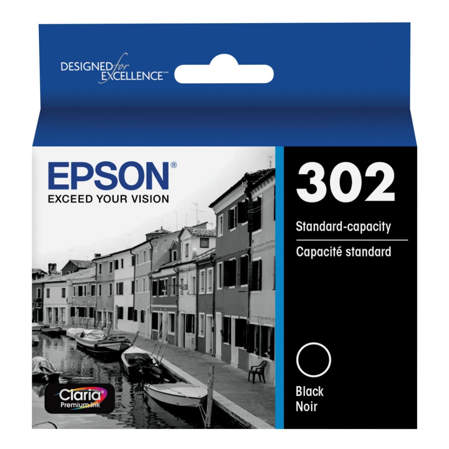 Epson 302 T302020/S Claria Ink Cartridge - Black - Curacao