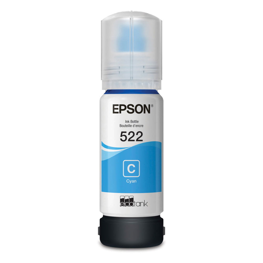 Epson 522 T522520/S EcoTank Ink Bottle - Cyan/Magenta/Yellow - Curacao