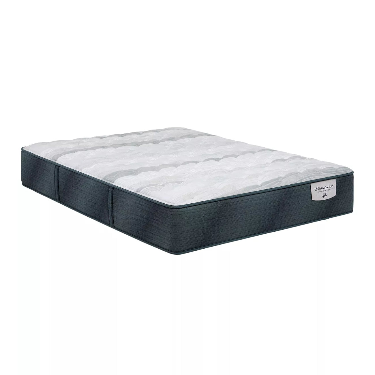 Beautyrest Harmony Lux Anchor Island Tight Top Twin XL Size Firm Mattress - Gray/White