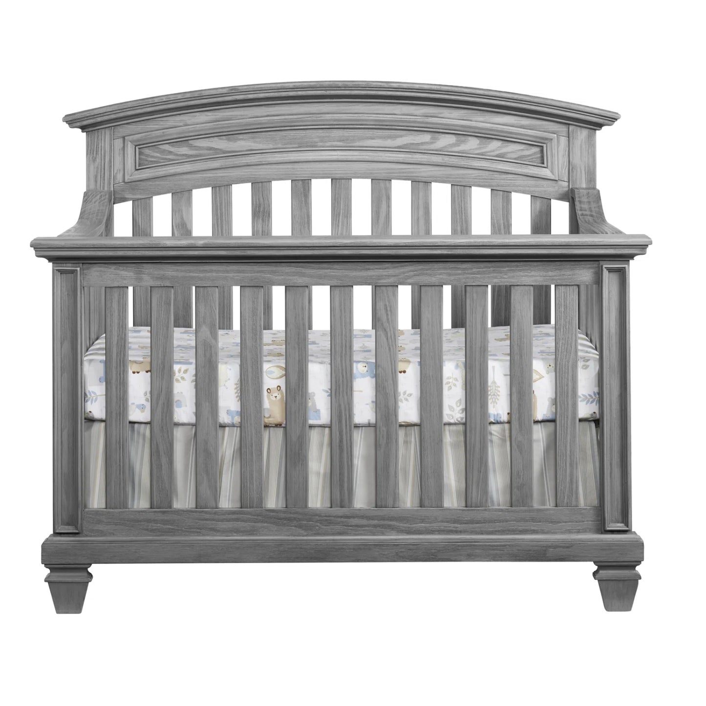 Soho Baby Richmond Brushed Gray 4-in-1 Convertible Crib