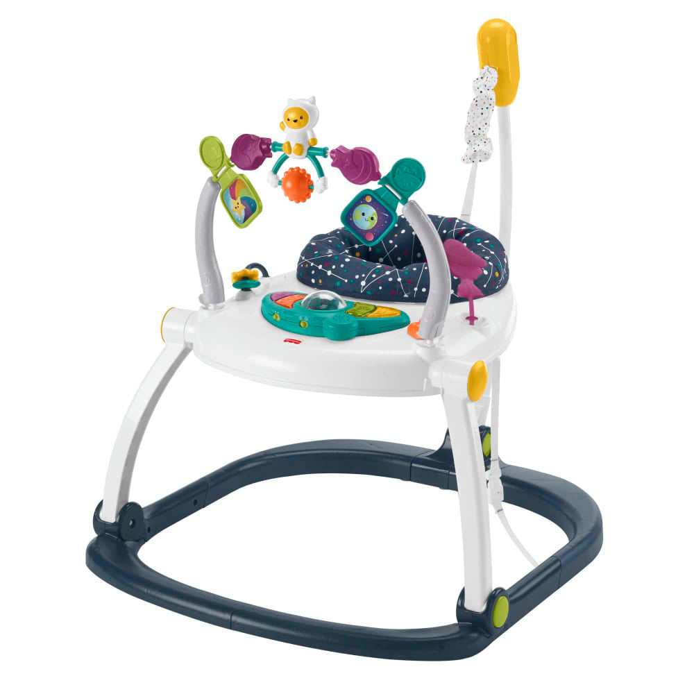 Saltador espacial Astro Kitty de Fisher-Price con luces y sonidos, multicolor