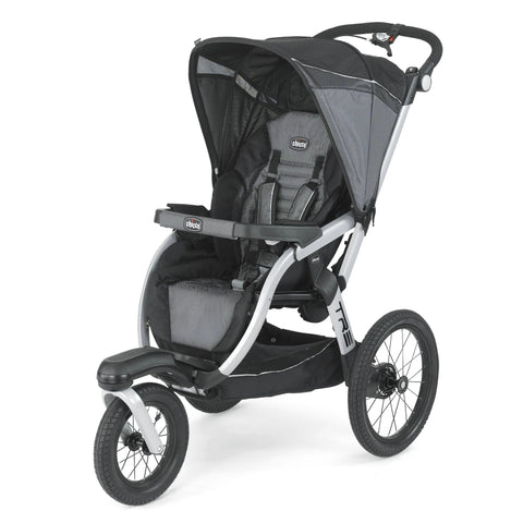 Chicco TRE Jogging Stroller - Titan (Black/Gray) - Curacao