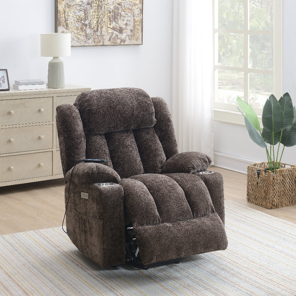 Orion Power Recliner with Lift, Massage and Heating by Acme