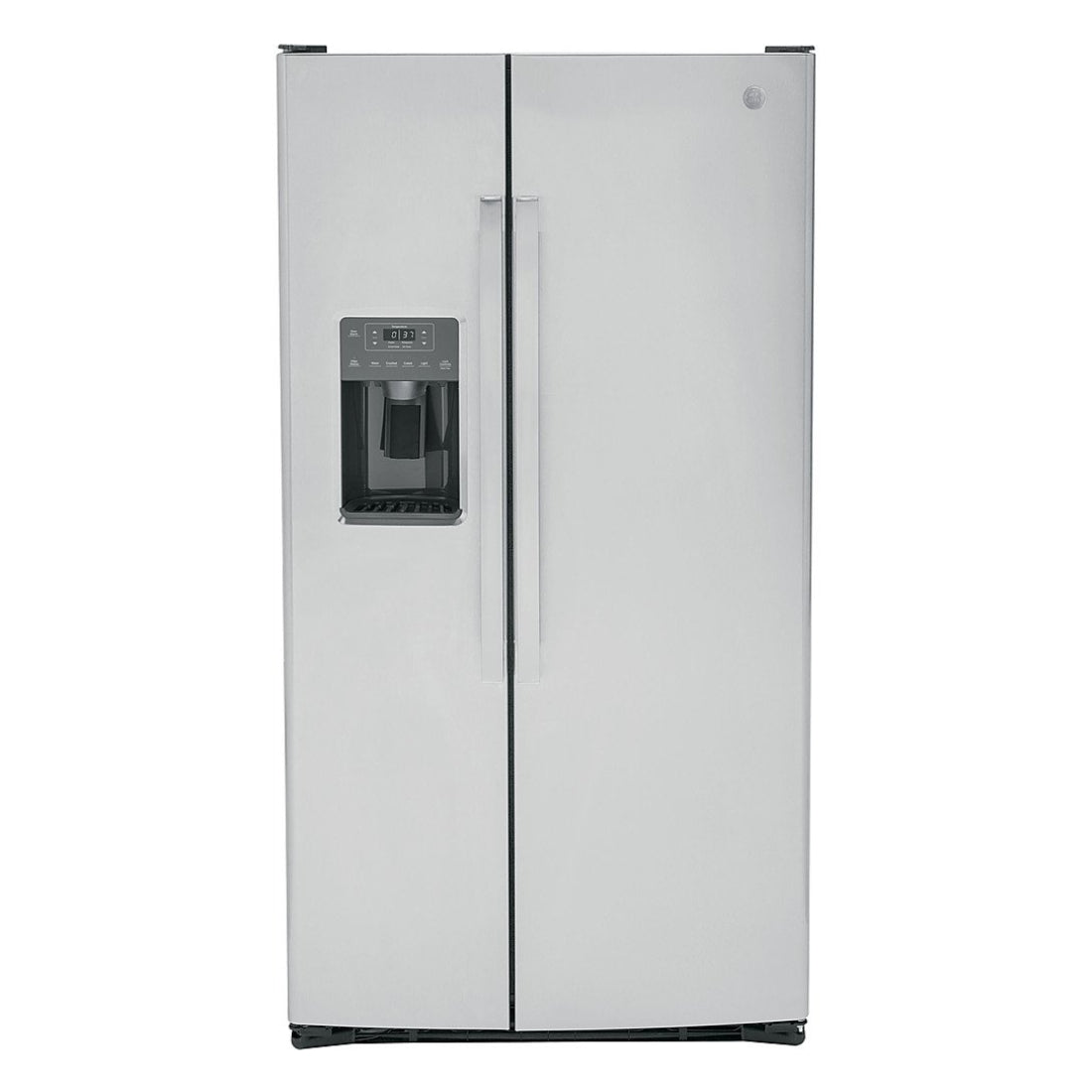 GE GSS25GYPFS 25.3 . Side-by-Side Refrigerator with Water and Ice Dispenser - Fingerprint Resistant Stainless Steel - Curacao