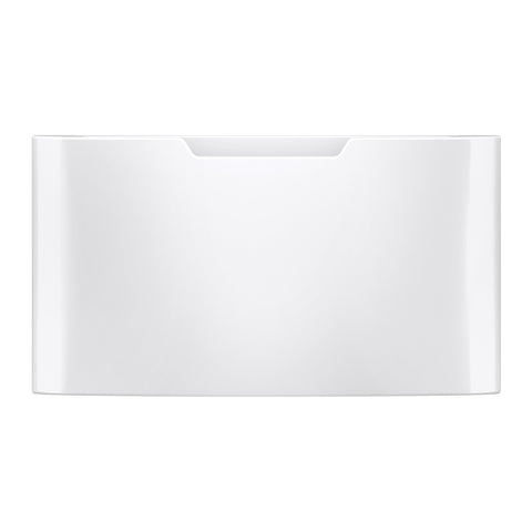GE 16" Front Load Pedestal-White - Curacao