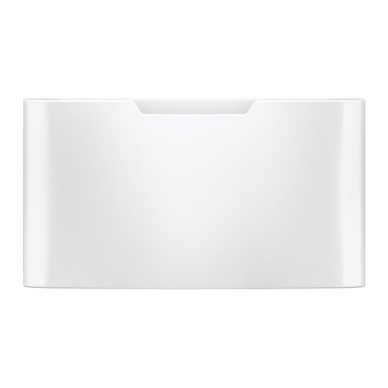GE 16" Front Load Pedestal-White - Curacao