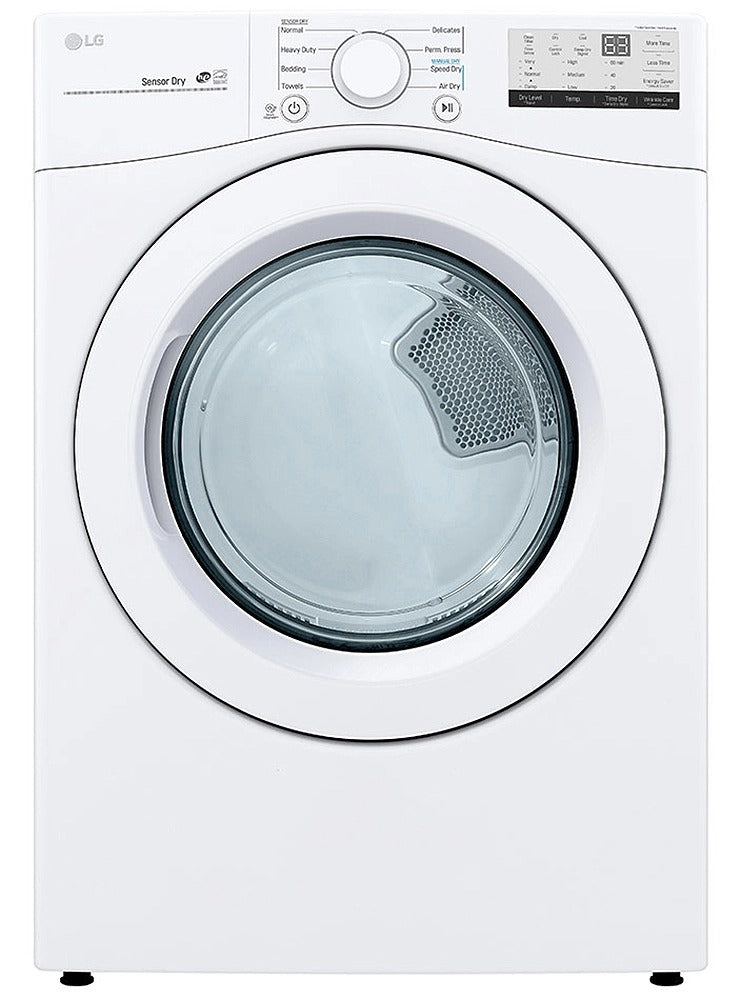 LG DLG3401W 7.4 cu. ft. Front Load Gas Dryer with Sensor Dry - White - Curacao