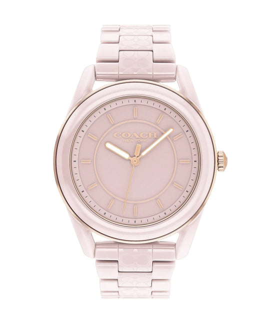 Coach Preston Blush Ceramic Ladies Watch 38mm - Curacao