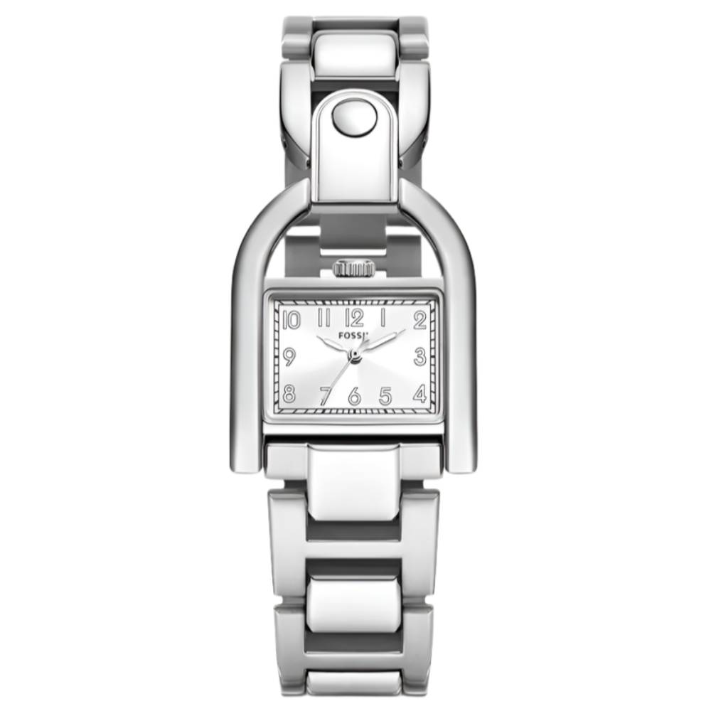 Fossil Harwell Women's 28mm Three-Hand Bracelet Watch - Silver