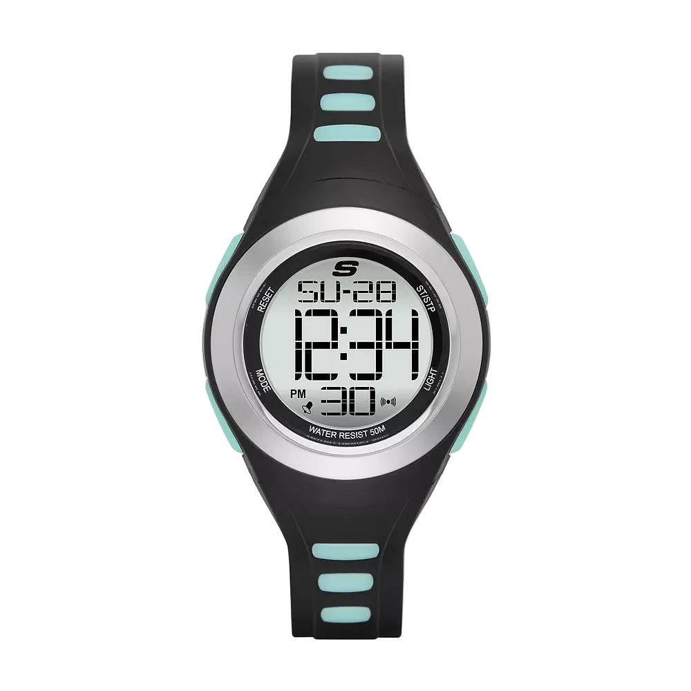 Skechers Tennyson Women's 33mm Digital Strap Watch - Silver Dial