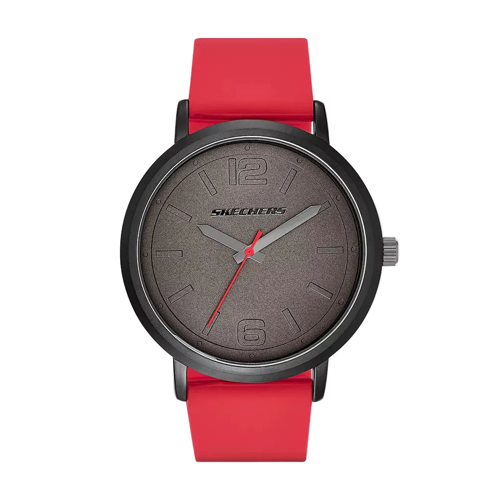 Reloj analógico Skechers Ardmore para hombre, correa de 46 mm, color negro
