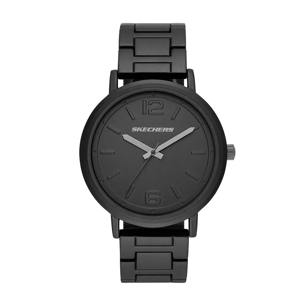 Reloj analógico Skechers Ardmore para hombre, correa de 46 mm, color negro