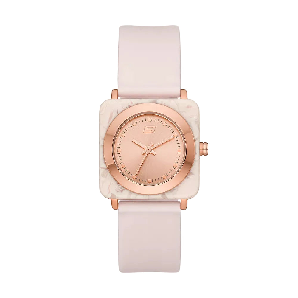 Reloj analógico Skechers Calabar para mujer, correa de 32 mm, color negro