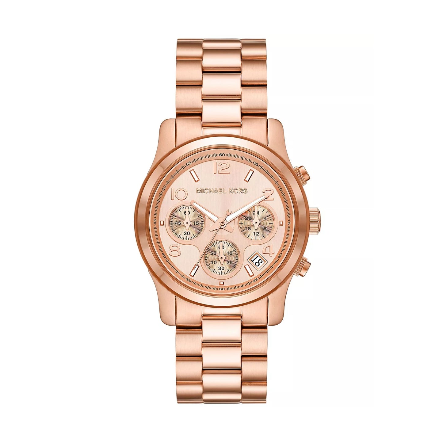 Reloj cronógrafo con pulsera de 34 mm para mujer Michael Kors Runway - Dorado