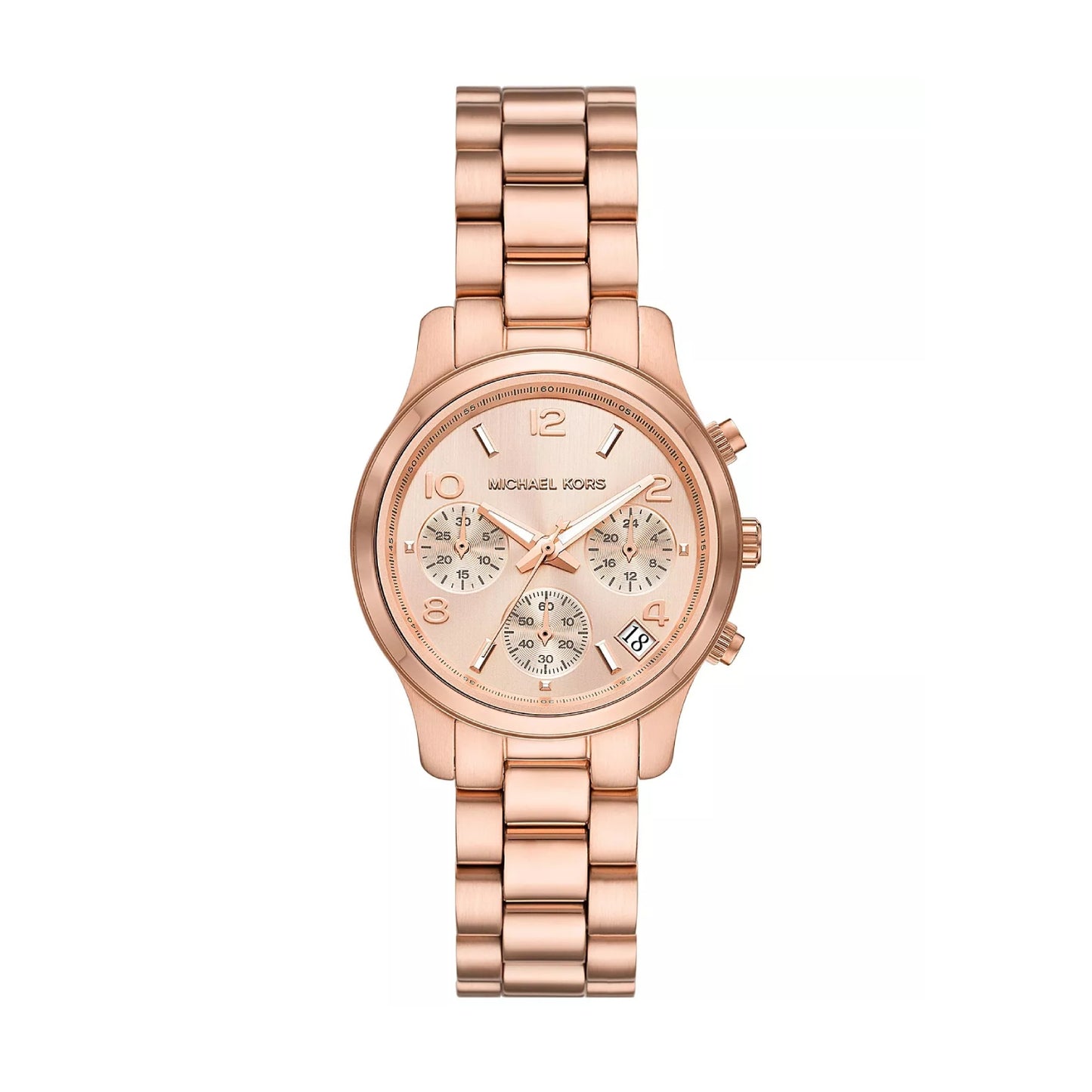Reloj cronógrafo con pulsera de 34 mm para mujer Michael Kors Runway - Dorado