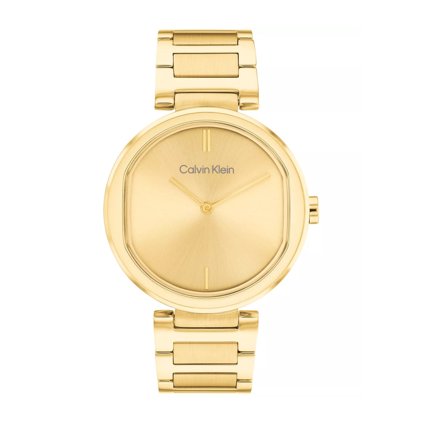 Reloj de cuarzo con pulsera de acero inoxidable de 36 mm para mujer Calvin Klein Sensation - Dorado