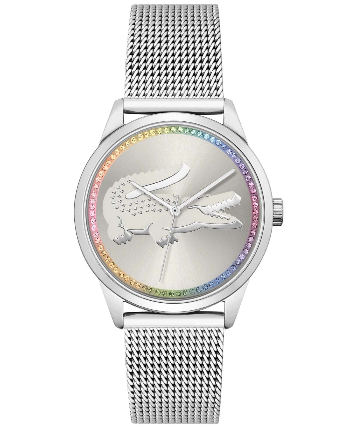 Lacoste Ladycroc Women's 36mm Quartz Bracelet Watch - Silver