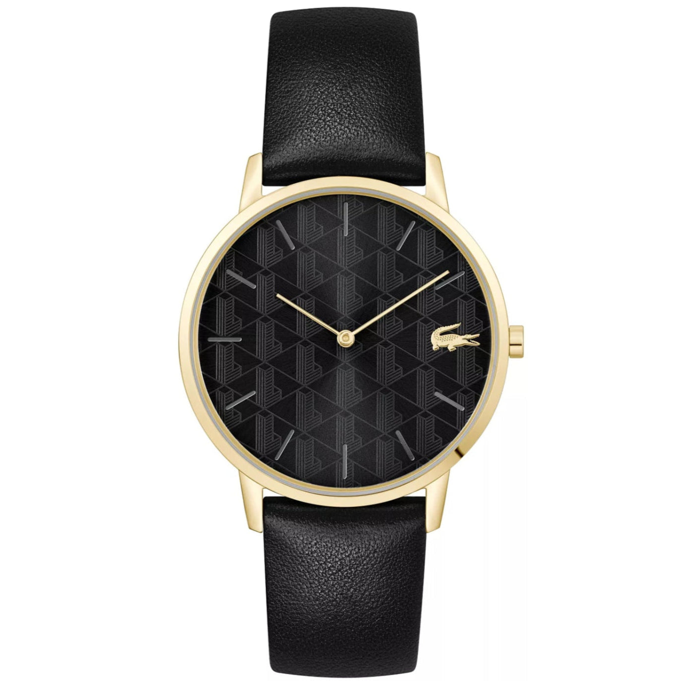 Lacoste Crocorigin Men's 40mm Strap Watch - Black