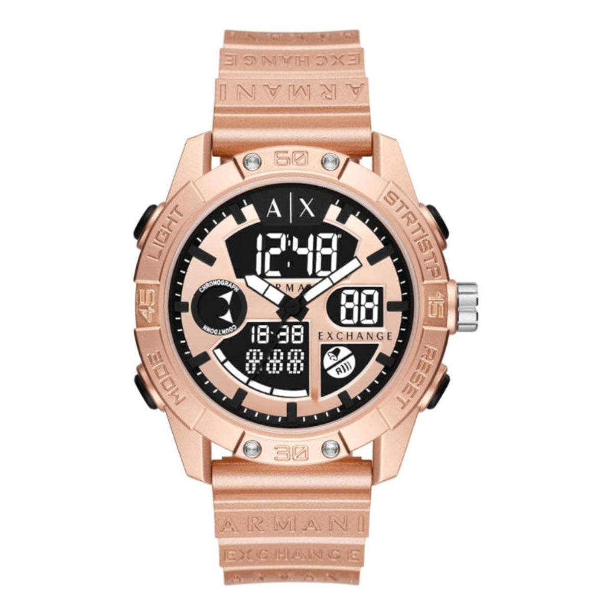 Armani Exchange Men's 46mm Quartz Strap Watch