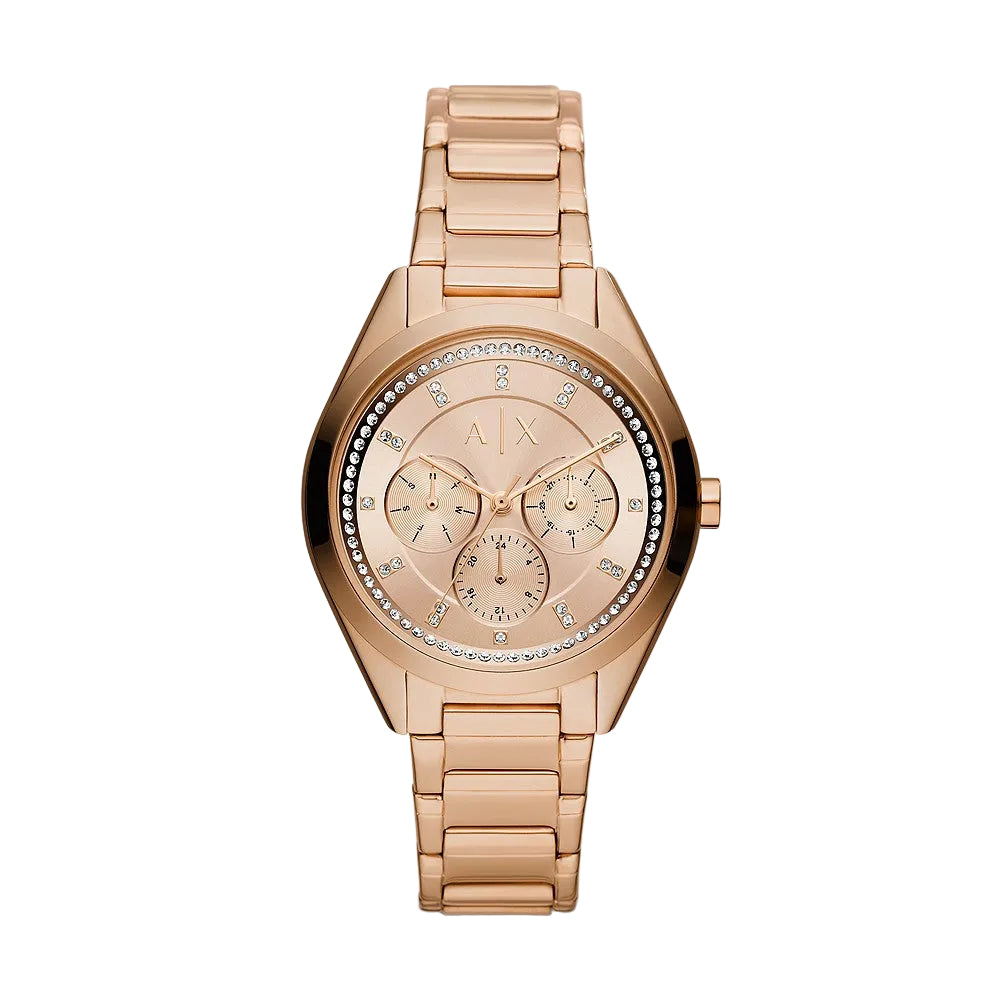 Armani Exchange Women's 38mm Quartz Bracelet Watch - Rose Gold