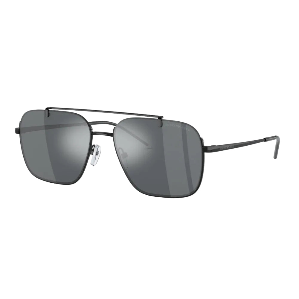 Emporio Armani Men's EA2150 Pilot Mirrored Sunglasses