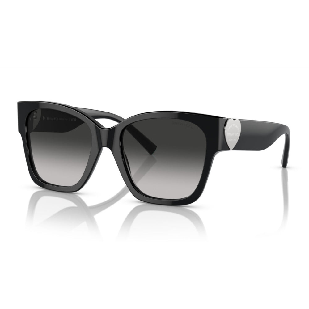 Gafas de sol cuadradas con degradado para mujer TF4216 de Tiffany & Co., color negro y gris