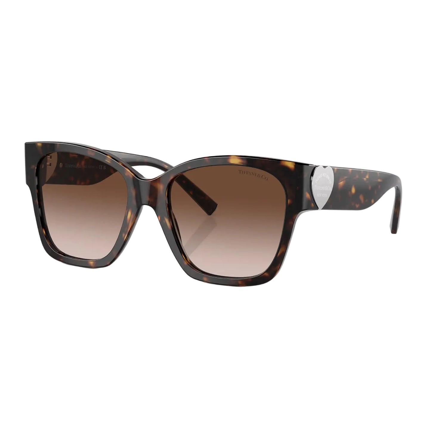 Gafas de sol cuadradas con degradado para mujer TF4216 de Tiffany & Co. - Habana/marrón degradado