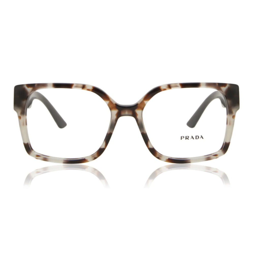 Prada Women's Rectangle Eyeglasses, Orchid Tortoise